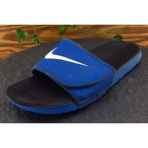 Nike Youth Boys Shoes Sz 6 M Blue Synthetic‎ Slide